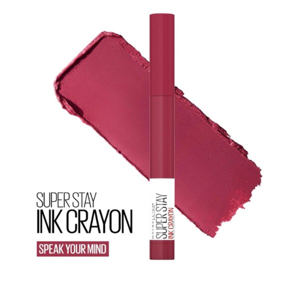 Maybelline SuperStay Ink Crayon Matte Longwear Lipstick  Speak Your Mind 0.04 Oz - Picture 1 of 3